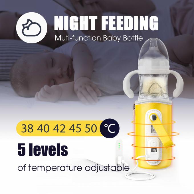 USB Insulation Baby Bottle Warmer PPSU adjustment temperature Quick