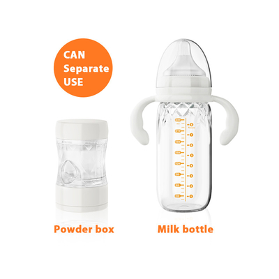 FDA Milk Dispenser Formula Milk Feeding Bottle Medium Flow 8Oz 240ML