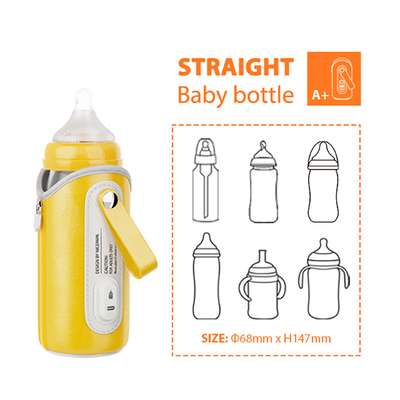 8oz 240ml Narrow Travel Milk Portable Baby Bottle Warmer BPA Free