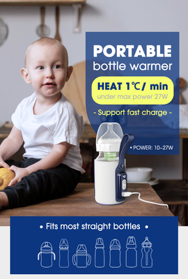 Temperature Control Travel Portable Baby Bottle Warmer Fast Heating Waterproof