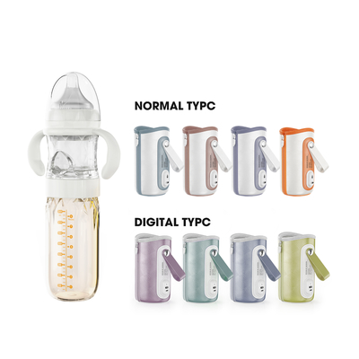 Night Feeding  USB charger electric heating warmer Formula dispenser glass baby milk feeding bottle 240ml