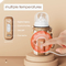 Electric digital display baby bottle quick temperature milk heating sleeve cover for outdoor travelling camping