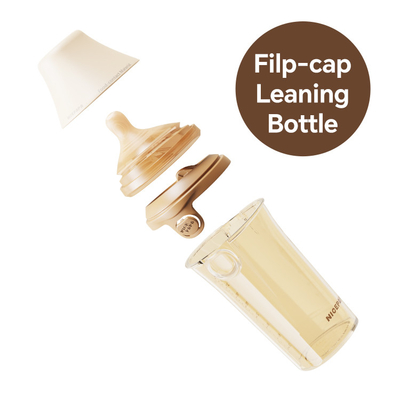 Hot Selling Anti-Fall 180ML Flip-cap Baby milk Bottle bebes Products With Slow Flow Silicone nipple