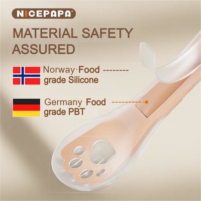 2-In-1 Baby Spoon And Fork Baby stuff Parent＆Child Companionship Fork＆Spoon Baby Feeding Kit