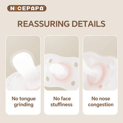 baby comfort Day And Nigh 2 In 1 Air Bag Pacifier Thumb imitation Anti-Choking Safety Pacifier 3-6 mouths