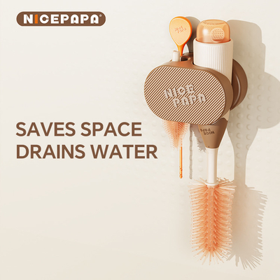 Easy Operation Liquid Storage Foam Patent Food Grade Silicone nipple Brush Bottle or Baby Products Special