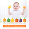 Eco Inspired Flexible Baby Teething Toys Vegetable Pumpkin Silicone Teether