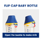 Fast Medium Slow Flow Breastfeeding Bottles PPSU Flip Cap 240ml For Newborns