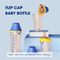 Infant Formula Flip Cap Baby Bottle Smooth Flow Anti Colic PPSU BPA Free 180ml