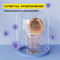 Infant Formula Flip Cap Baby Bottle Smooth Flow Anti Colic PPSU BPA Free 180ml