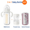 5 In 1 Travel BPA Free Formula Mixing Baby Bottle Food Grade Quick Flash